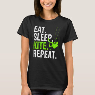 Camiseta Repetição do pipa do sono - Kitesurf
