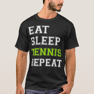 Camiseta Repetição do Tênis de Tênis de Repouso de tênis