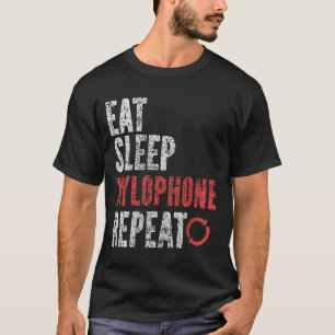 Camiseta Repetição do Xylophone no modo de latência