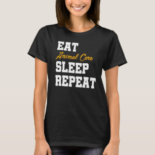 Camiseta Repetição do Zoo Keeper do Amante de os animais Z