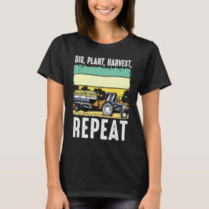Camiseta Repetição na Agricultura da Colheita de Porcos 3