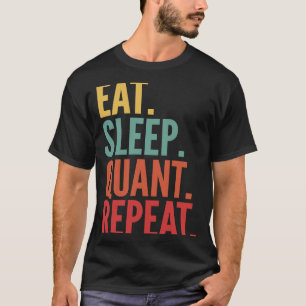 Camiseta Repetição Quant Crypto Eat Sleep Quant