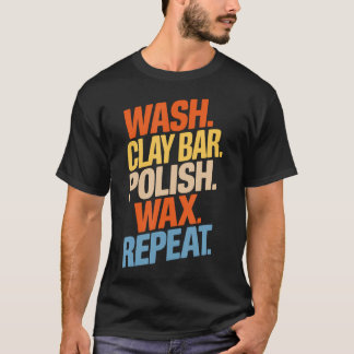 Camiseta Repetidor de Cera de Polimento de Barra de Argila