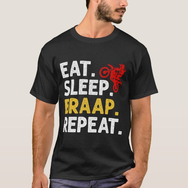 Camiseta Repetir a braçadeira de repouso (Frente)