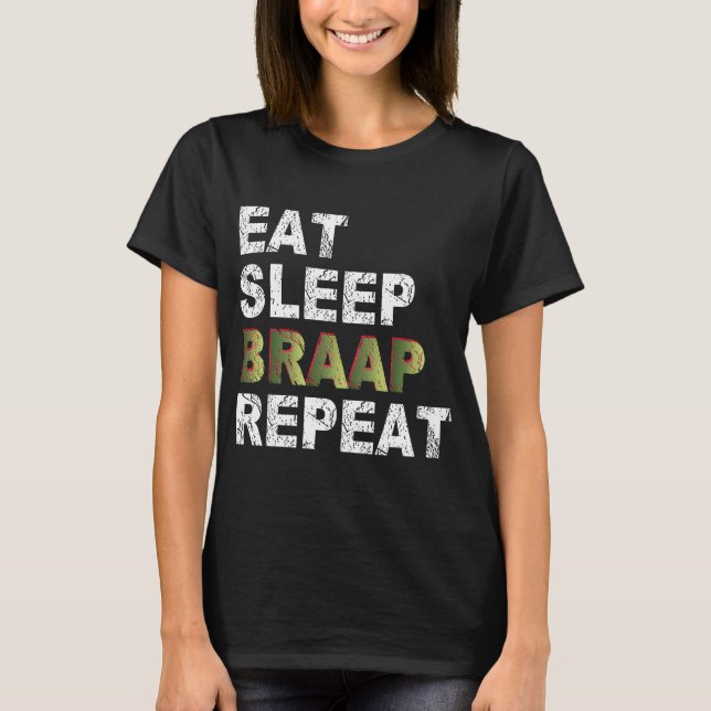 Camiseta Repetir a braçadeira de repouso (Frente)
