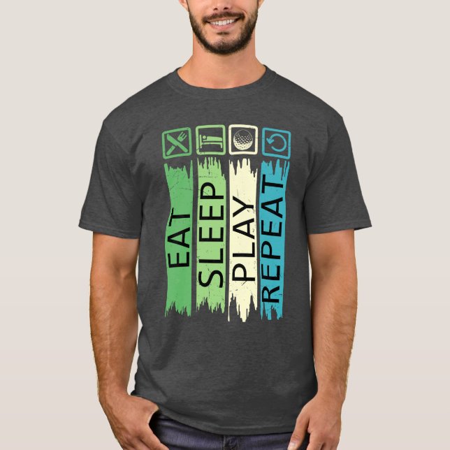 Camiseta Repetir a brincadeira de dormir (Frente)