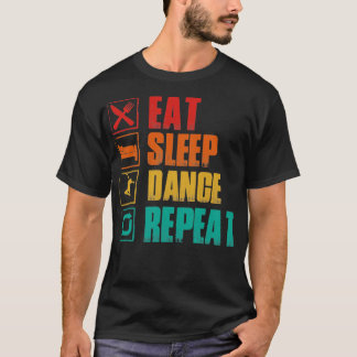 Camiseta Repetir a dança do sono