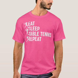 Camiseta Repetir a Tênis da Mesa da de repouso - Reprodução