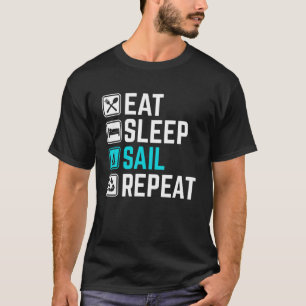 Camiseta Repetir a vela de repouso