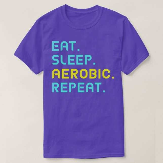 Camiseta Repetir Aearóbio Do Sono (Frente do Design)
