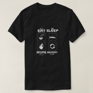 Camiseta Repetir animação de repouso