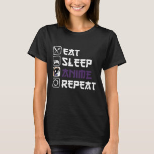 Camiseta Repetir animação de repouso