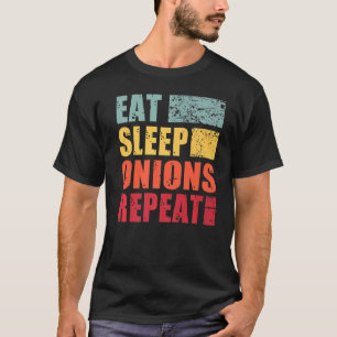 Camiseta Repetir as cebolas de repouso