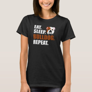 Camiseta Repetir Bulldog Inglês