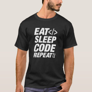 Camiseta Repetir Código de Repouso