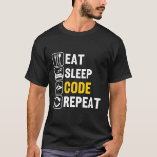 Camiseta Repetir Código de Repouso
