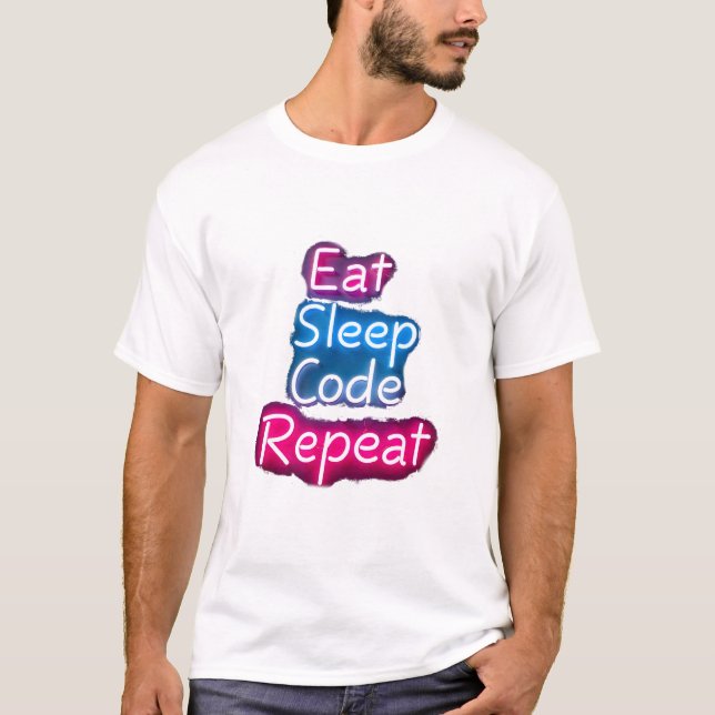 Camiseta Repetir Código de Repouso (Frente)
