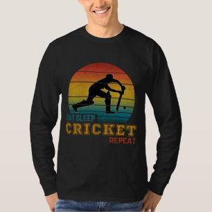 Camiseta Repetir Críquete de Repouso