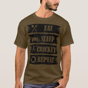 Camiseta Repetir Críquete de Repouso