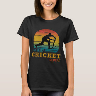 Camiseta Repetir Críquete de Repouso
