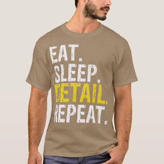 Camiseta Repetir Detalhes da Suspensão, Detalhes do Carro P
