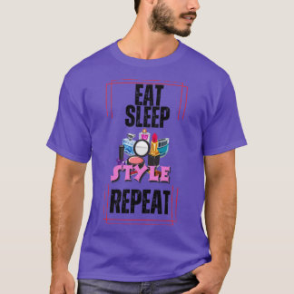Camiseta Repetir Estilo de Suspensão
