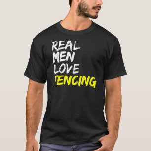 Camiseta Repetir Fechttrainer Outfit Homens Verdadeiros Ado