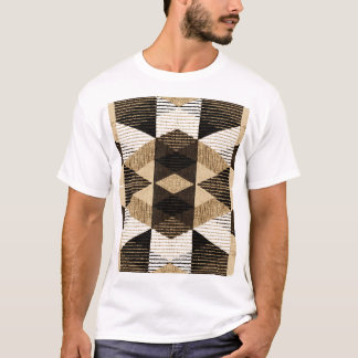 Camiseta Repetir Geometria: Design de Fundo Texturizado