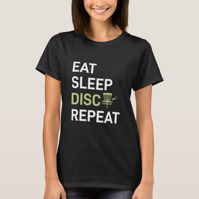 Camiseta Repetir Golf do Disco de Repouso (Frente)