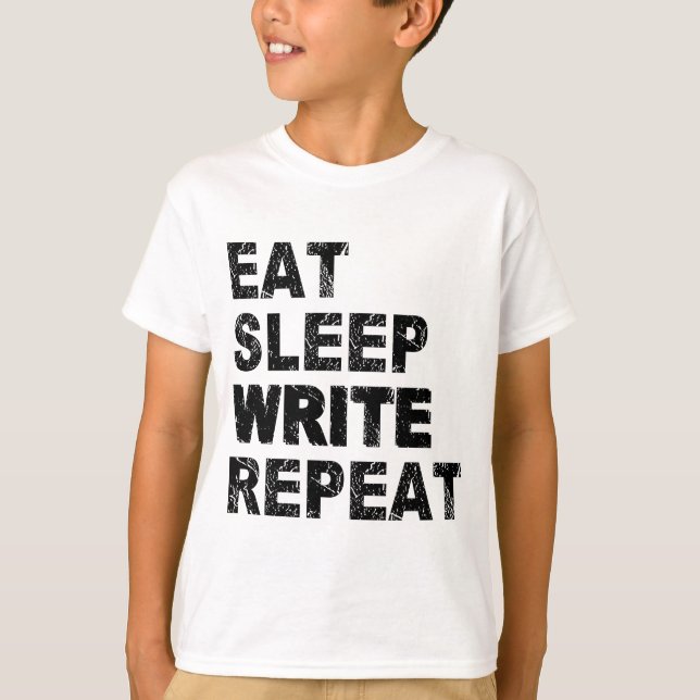 Camiseta Repetir gravação de repouso (Frente)