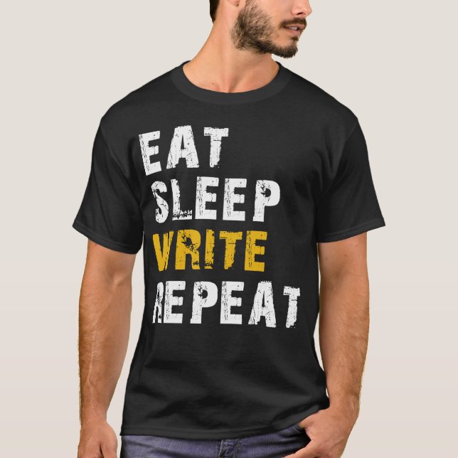 Camiseta repetir gravação do modo de dormir (Frente)