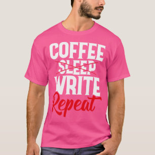 Camiseta Repetir gravação no café