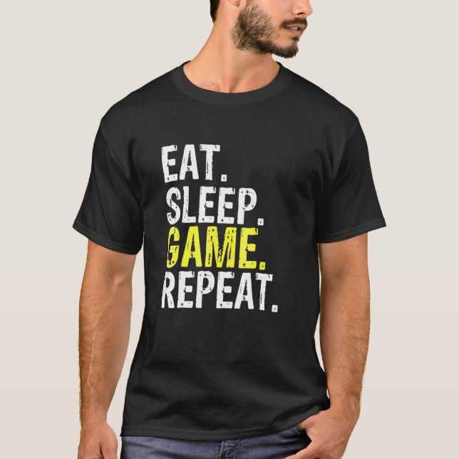Camiseta Repetir Jogo de Sono (Frente)