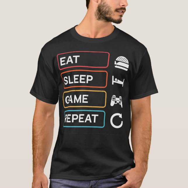 Camiseta Repetir Jogo de Sono (Frente)