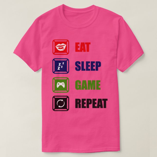 Camiseta Repetir jogo de sono 1 (Frente do Design)