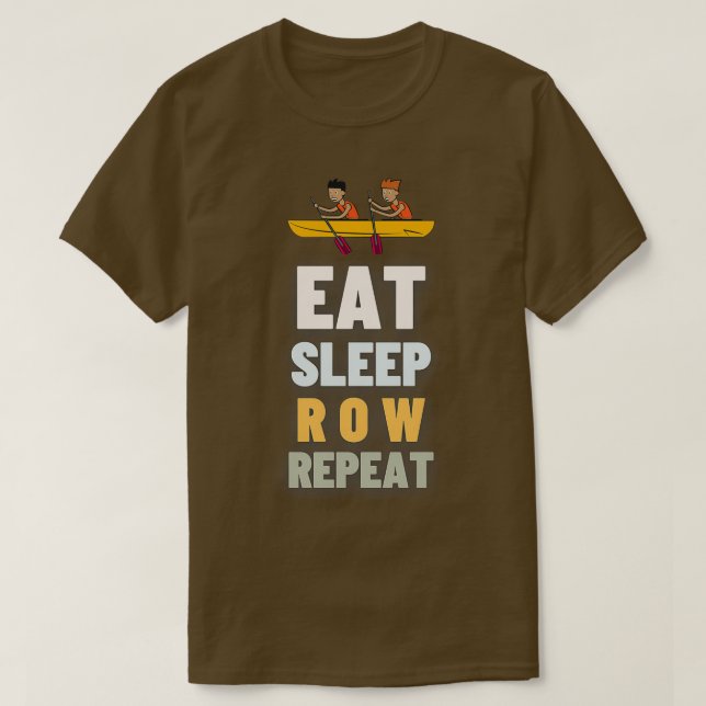 Camiseta Repetir Linha de Repouso 12 (Frente do Design)
