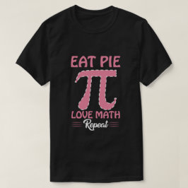 Camiseta Repetir Matemática Com Pi