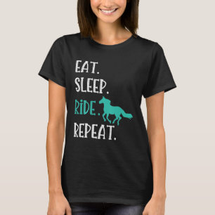 Camiseta Repetir Montagem Horseback