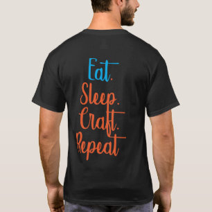 Camiseta Repetir o Artesanato de latência