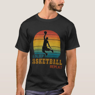 Camiseta Repetir o Basquete de Sono