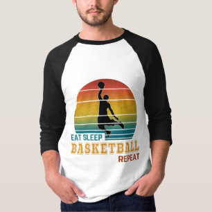 Camiseta Repetir o Basquete de Sono