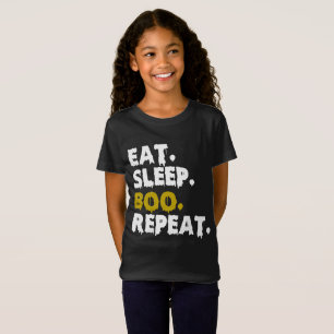 Camiseta Repetir o boo de repouso - Dia de as Bruxas engraç