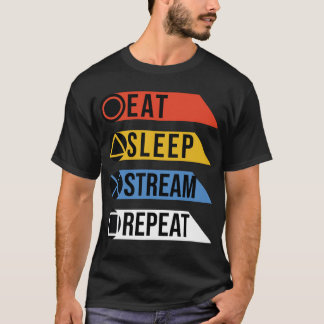 Camiseta Repetir o fluxo de espera