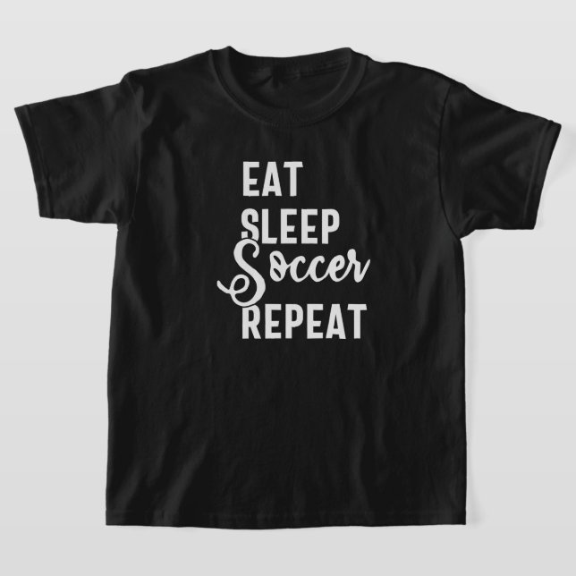 Camiseta repetir o futebol para dormir (Postura )