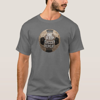 Camiseta repetir o futebol para dormir