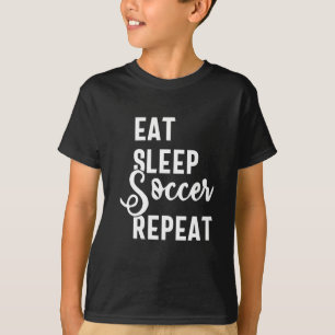 Camiseta repetir o futebol para dormir