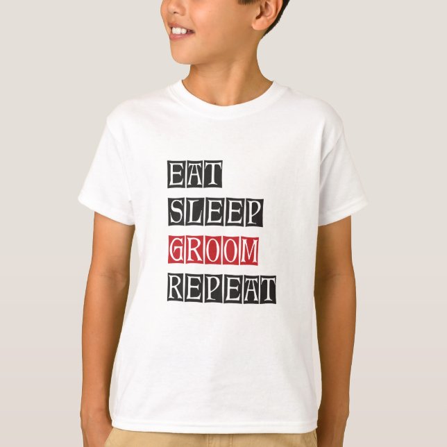 Camiseta Repetir o Groom de Repouso (Frente)