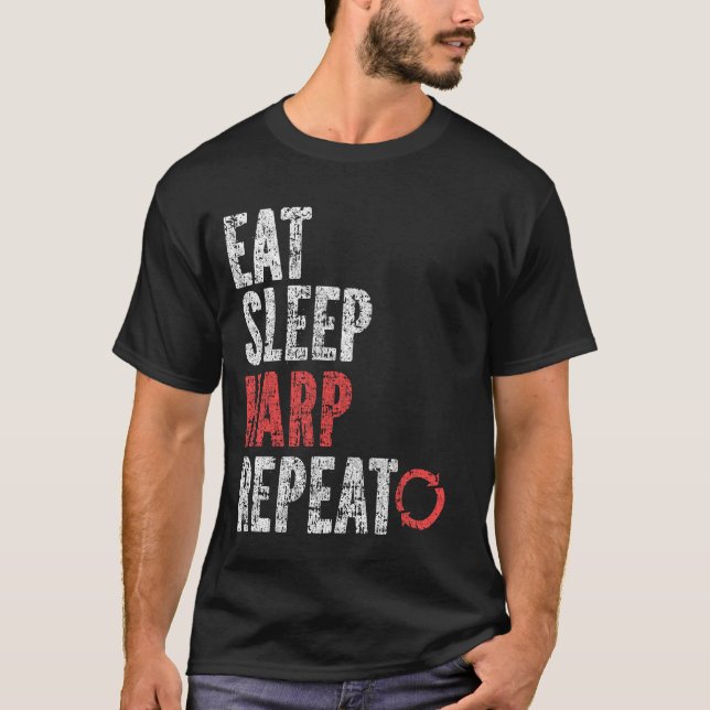 Camiseta Repetir o Harp do Sono (Frente)