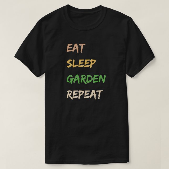 Camiseta Repetir o Jardim do Sono - Engraçado (Frente do Design)