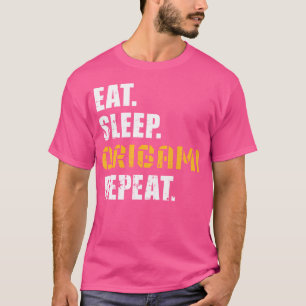 Camiseta Repetir o Origami de Sono